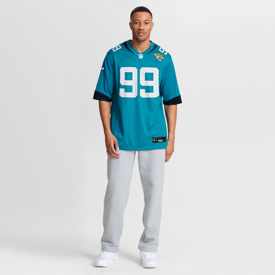 Jacksonville Jaguars Ruke Orhorhoro Nike Teal Team Game Jersey