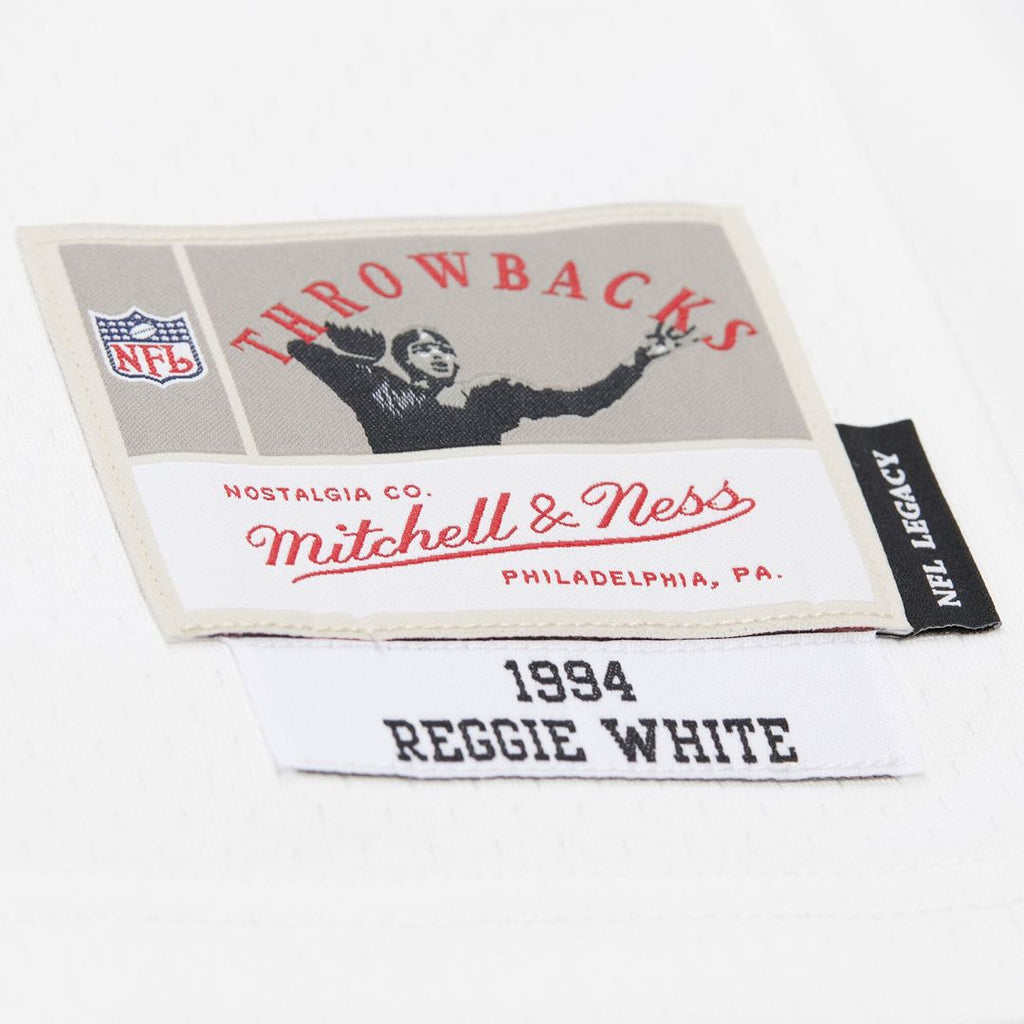 Green Bay Packers Reggie White Mitchell & Ness White 1994 Legacy Replica Jersey