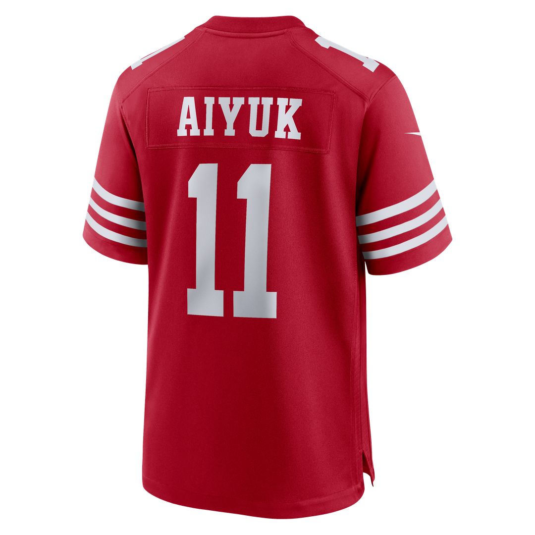 San Francisco 49ers Brandon Aiyuk Nike Scarlet Team Player Game Jersey