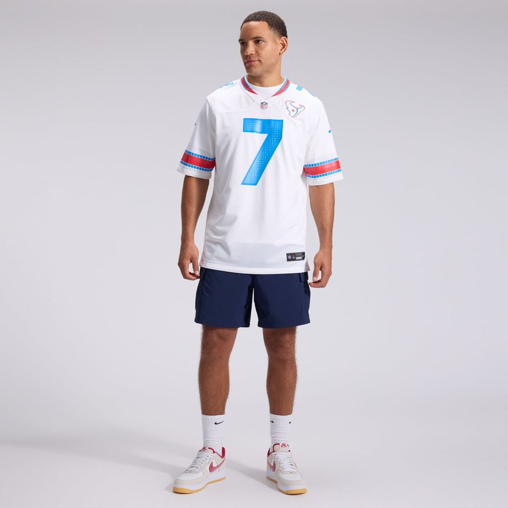 Houston Texans C.J. Stroud Nike White 2026 Rivalries Collection Game Jersey