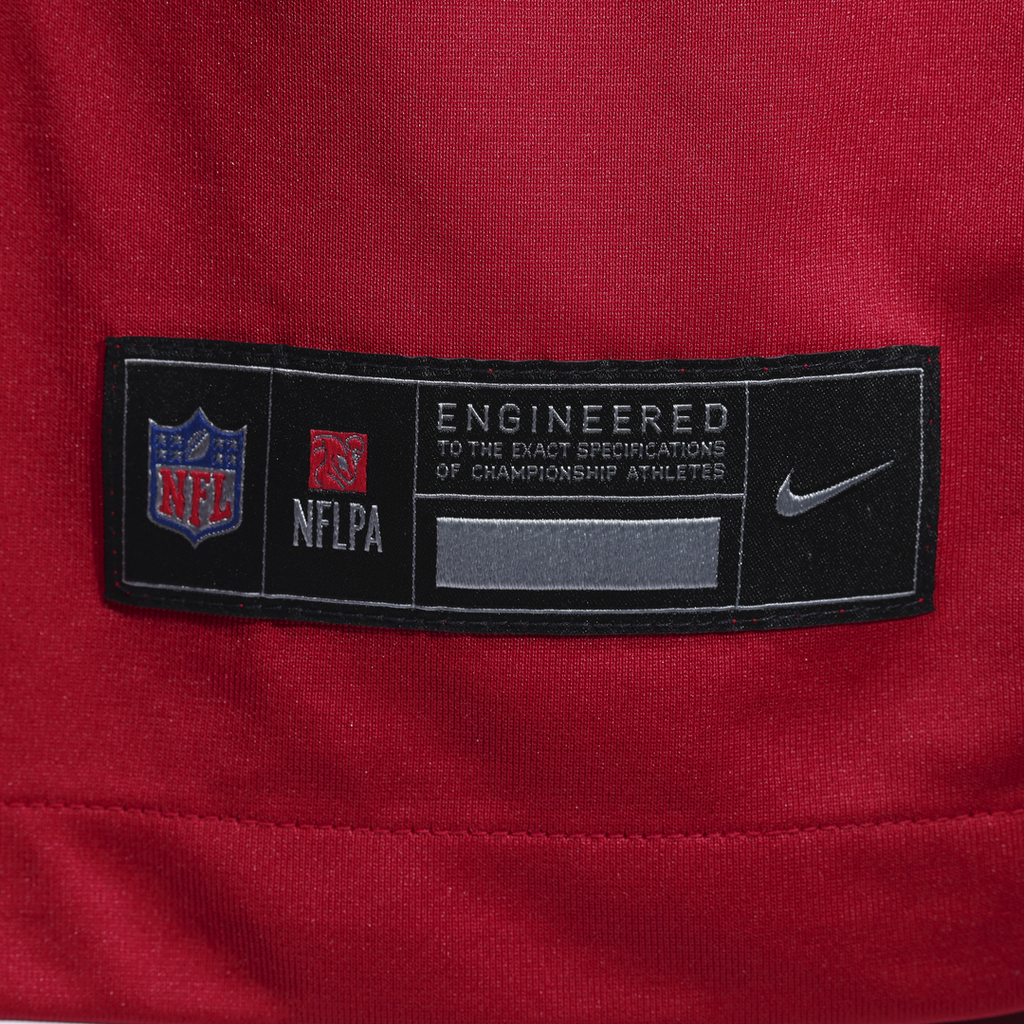 San Francisco 49ers Jon Weeks Nike Scarlet Team Game Jersey