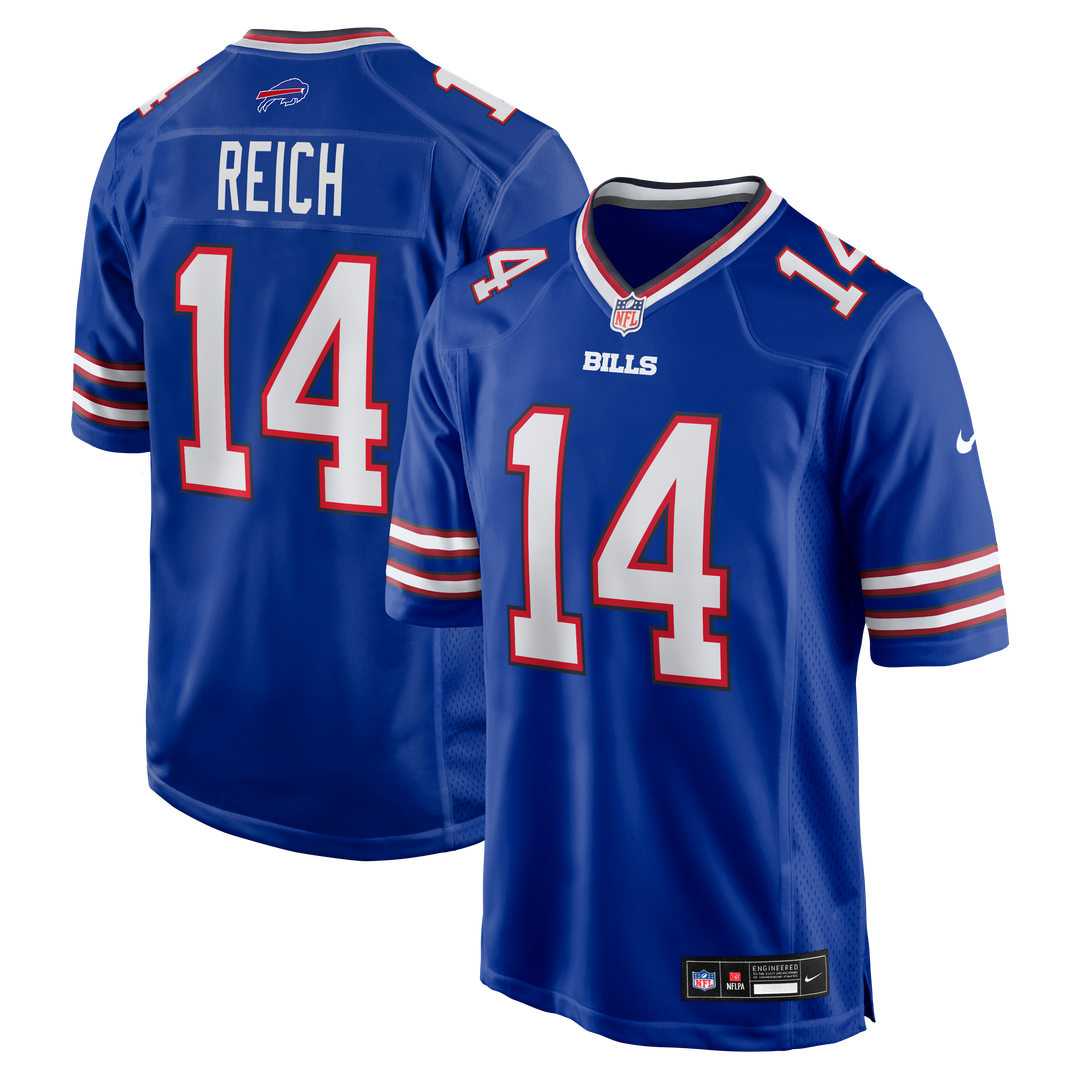 Buffalo Bills Frank Reich Nike Royal Game Retired Player Jersey
