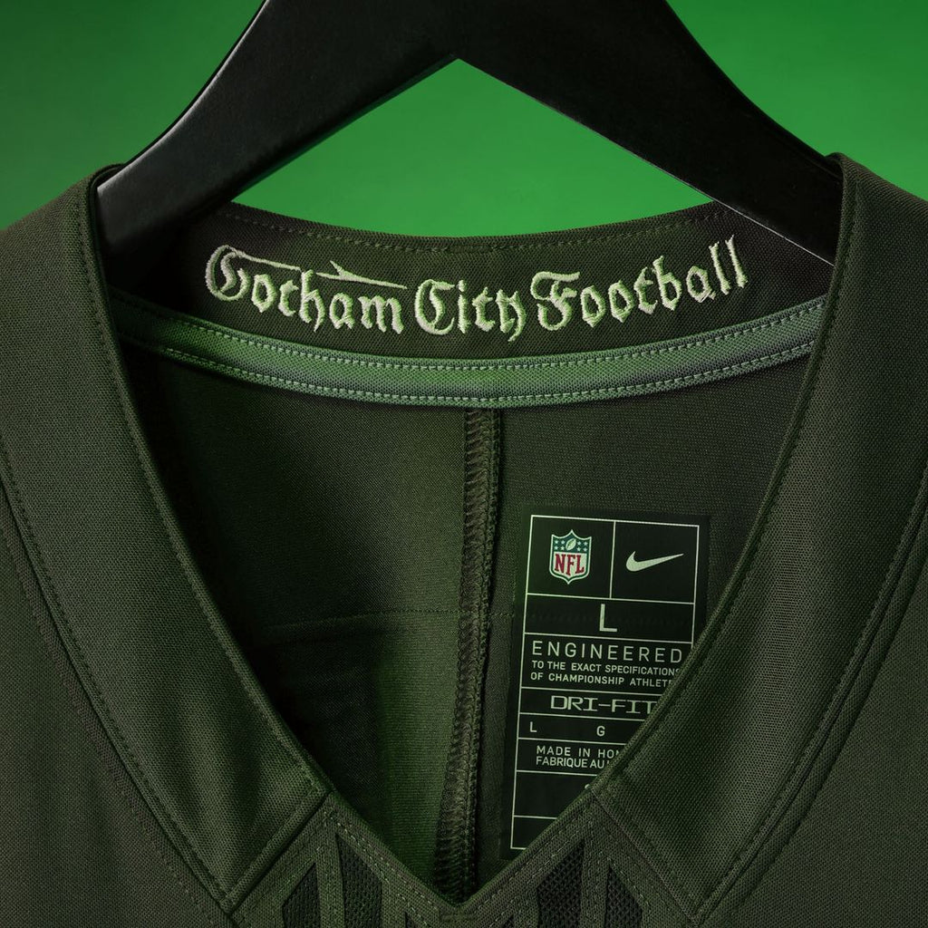 New York Jets Garrett Wilson Nike Green Rivalries Collection Stitched Limited Jersey