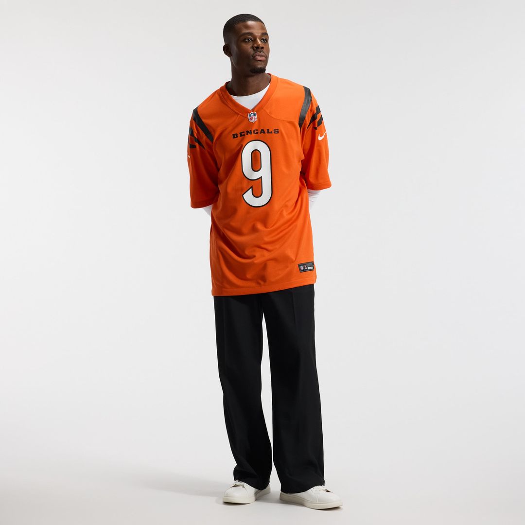 Cincinnati Bengals Joe Burrow Nike Orange Alternate Game Jersey