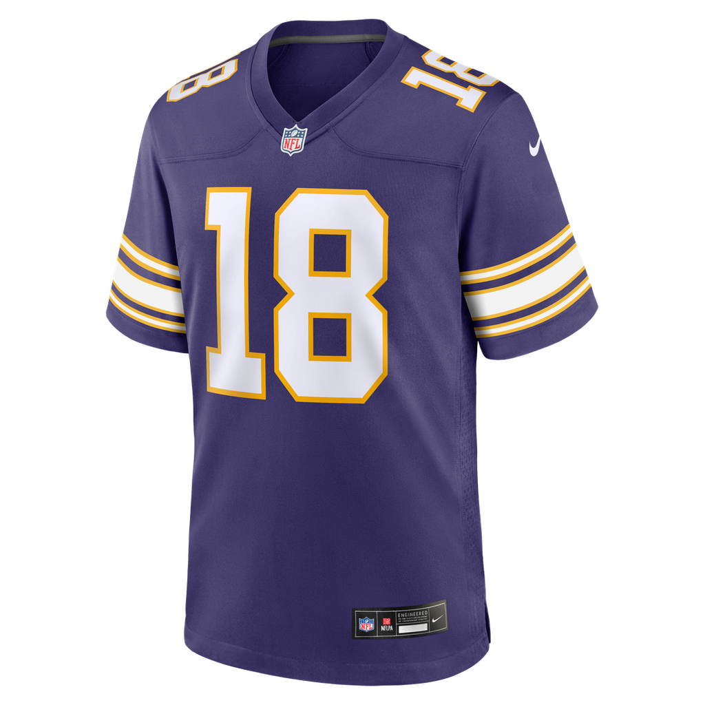 Minnesota Vikings Justin Jefferson Nike White Alternate Game Player Jersey