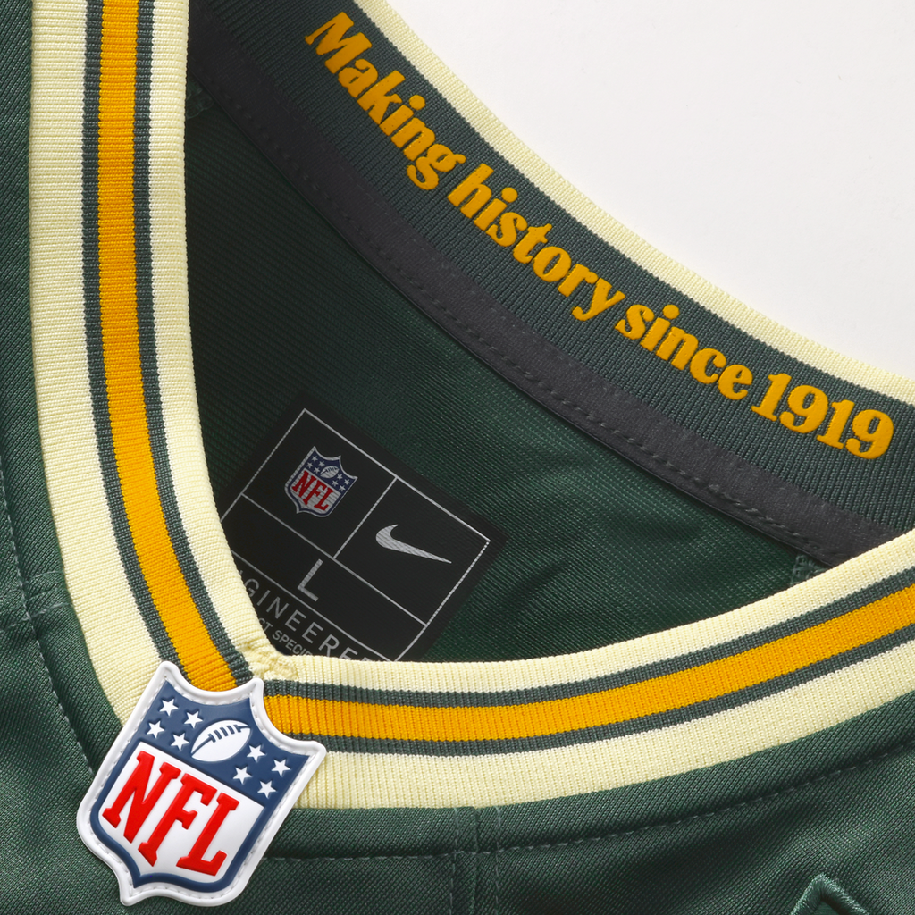 Green Bay Packers Lukas Van Ness Nike Green 2026 Rivalries Collection Game Jersey