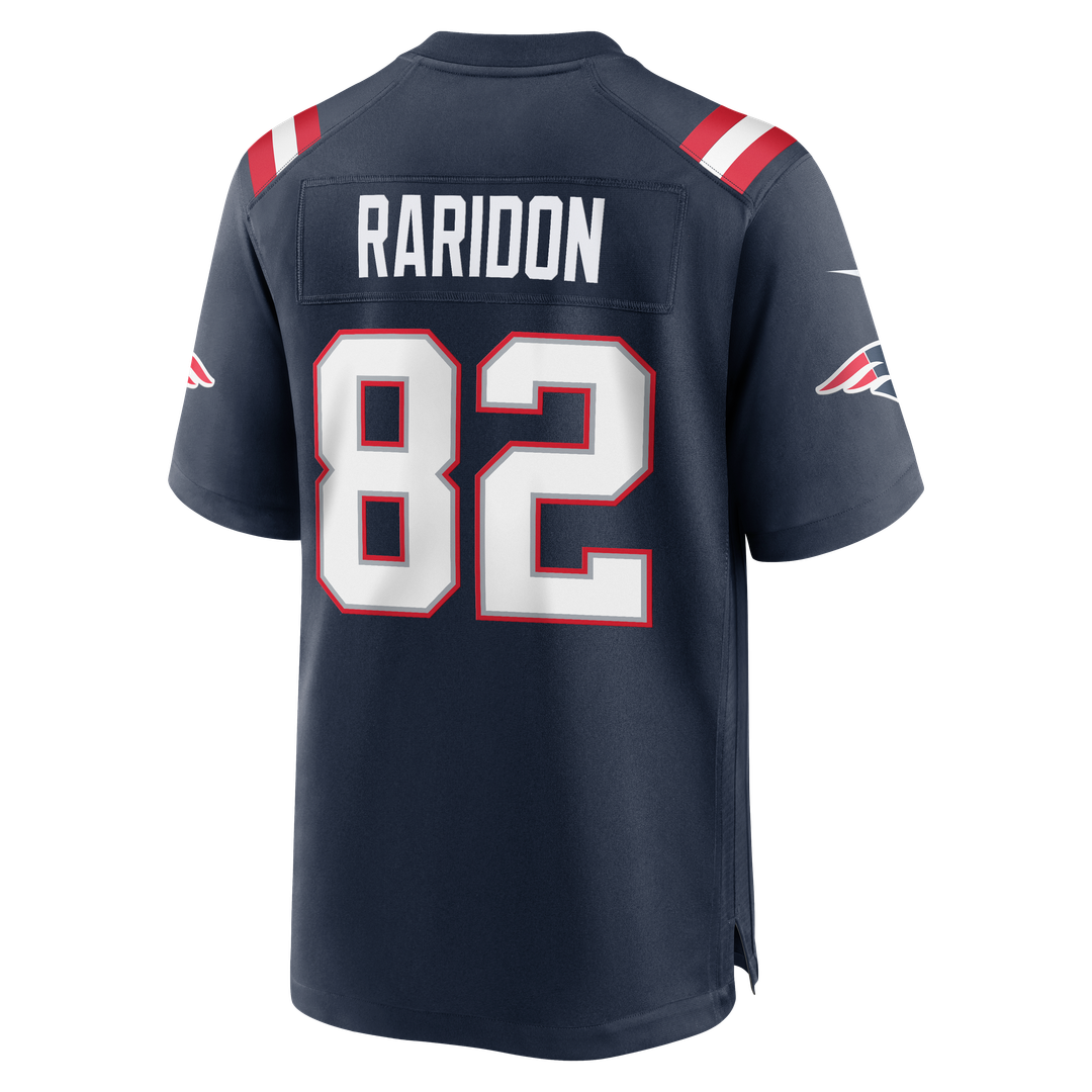 New England Patriots Eli Raridon Nike Navy Team Game Jersey