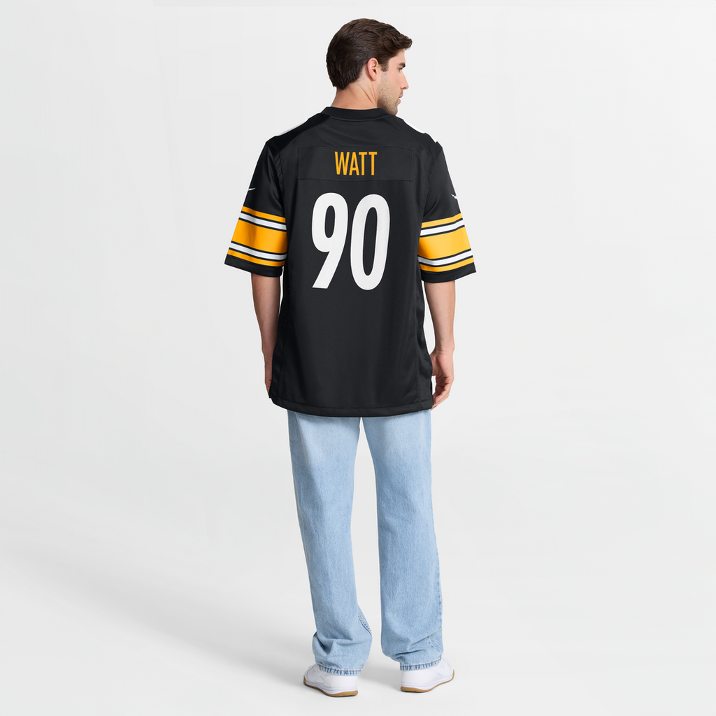 Pittsburgh Steelers T.J. Watt Nike Black Game Jersey