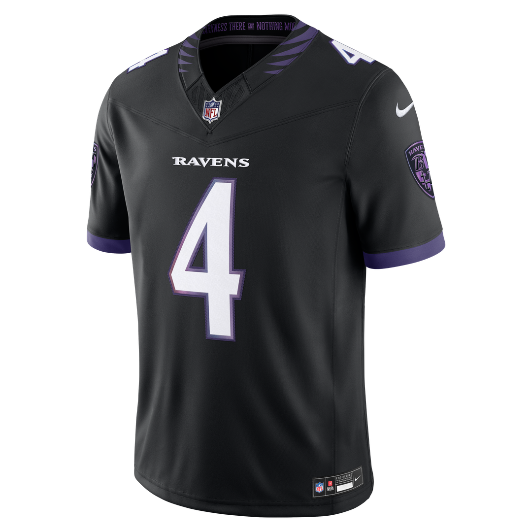 Baltimore Ravens Zay Flowers Nike Black Alternate Alternate Vapor F.U.S.E. Stitched Limited Jersey