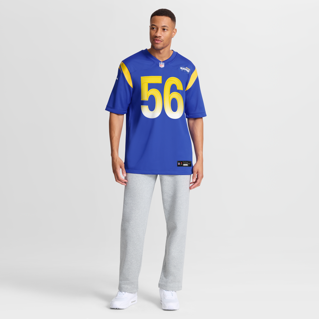 Los Angeles Rams London Fletcher Nike Royal Game Retired Player Jersey