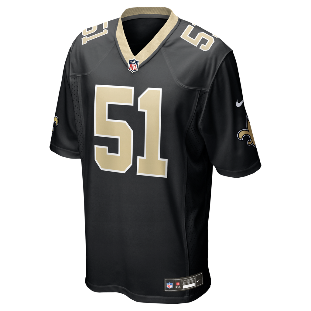 New Orleans Saints Jonathan Vilma Nike Black Game Retired Player Jersey