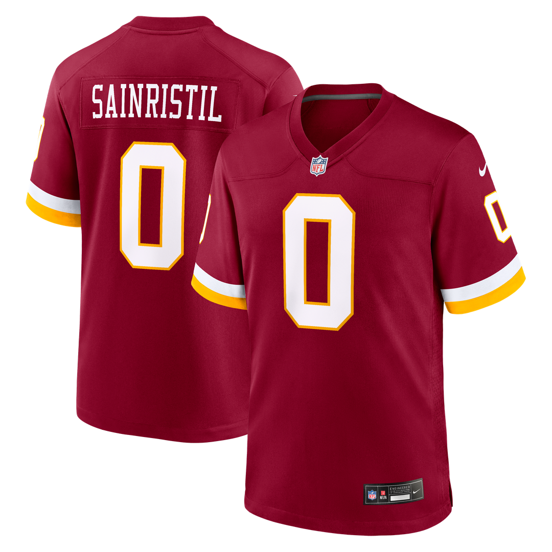 Washington Commanders Mike Sainristil Nike White Game Super Bowl Era Jersey