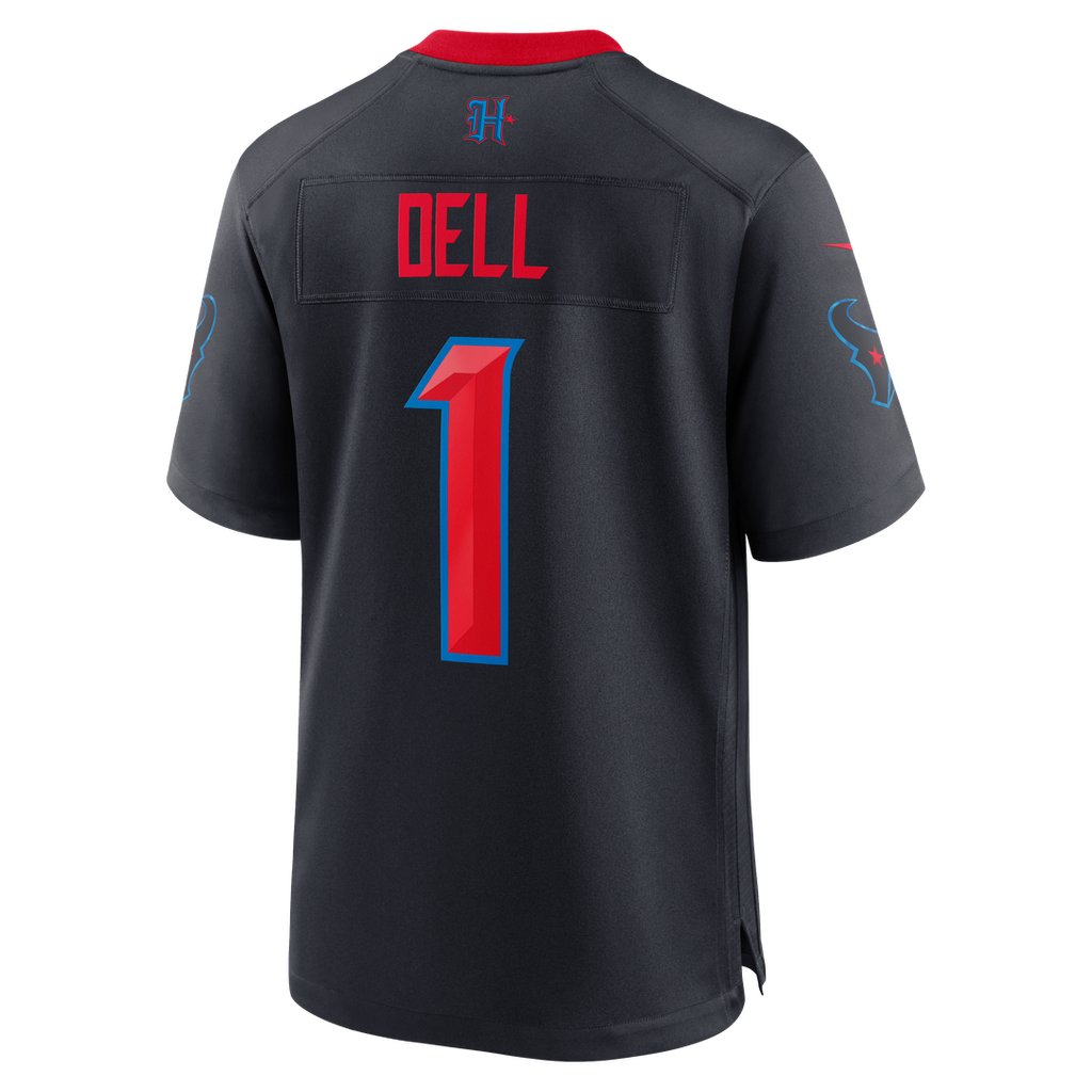 Houston Texans Tank Dell Nike Navy Alternate Game Jersey