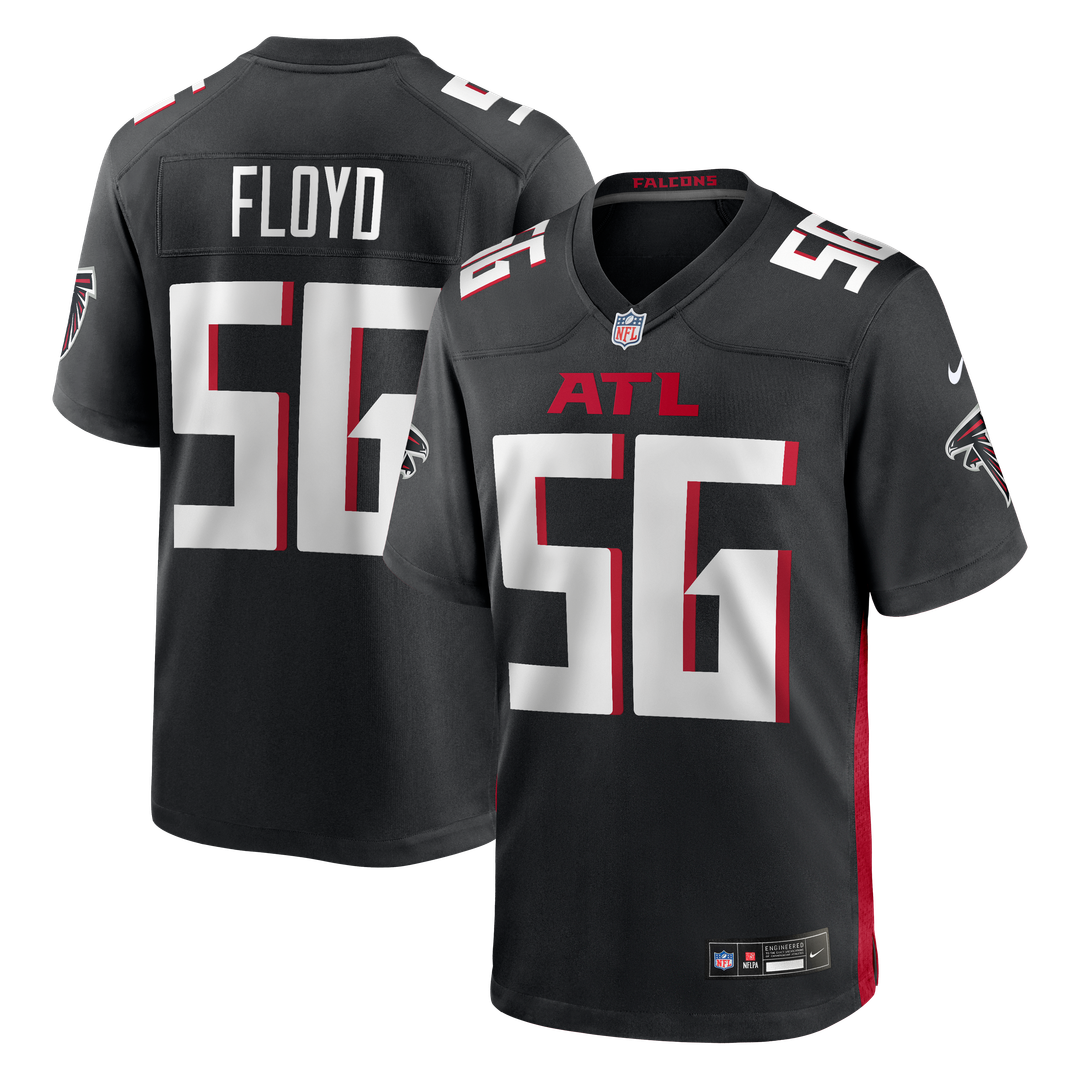 Atlanta Falcons Leonard Floyd Nike Black Team Game Jersey