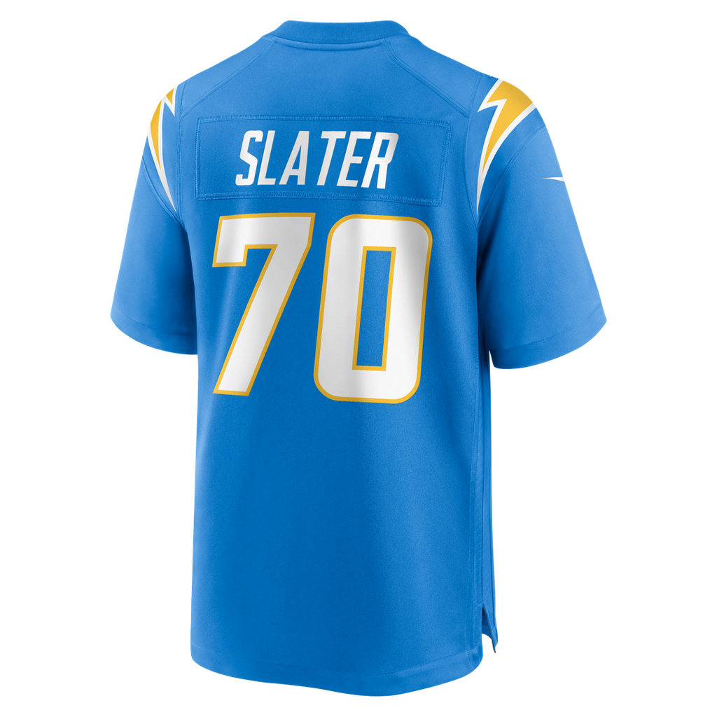 Los Angeles Chargers Rashawn Slater Nike Powder Blue Game Jersey