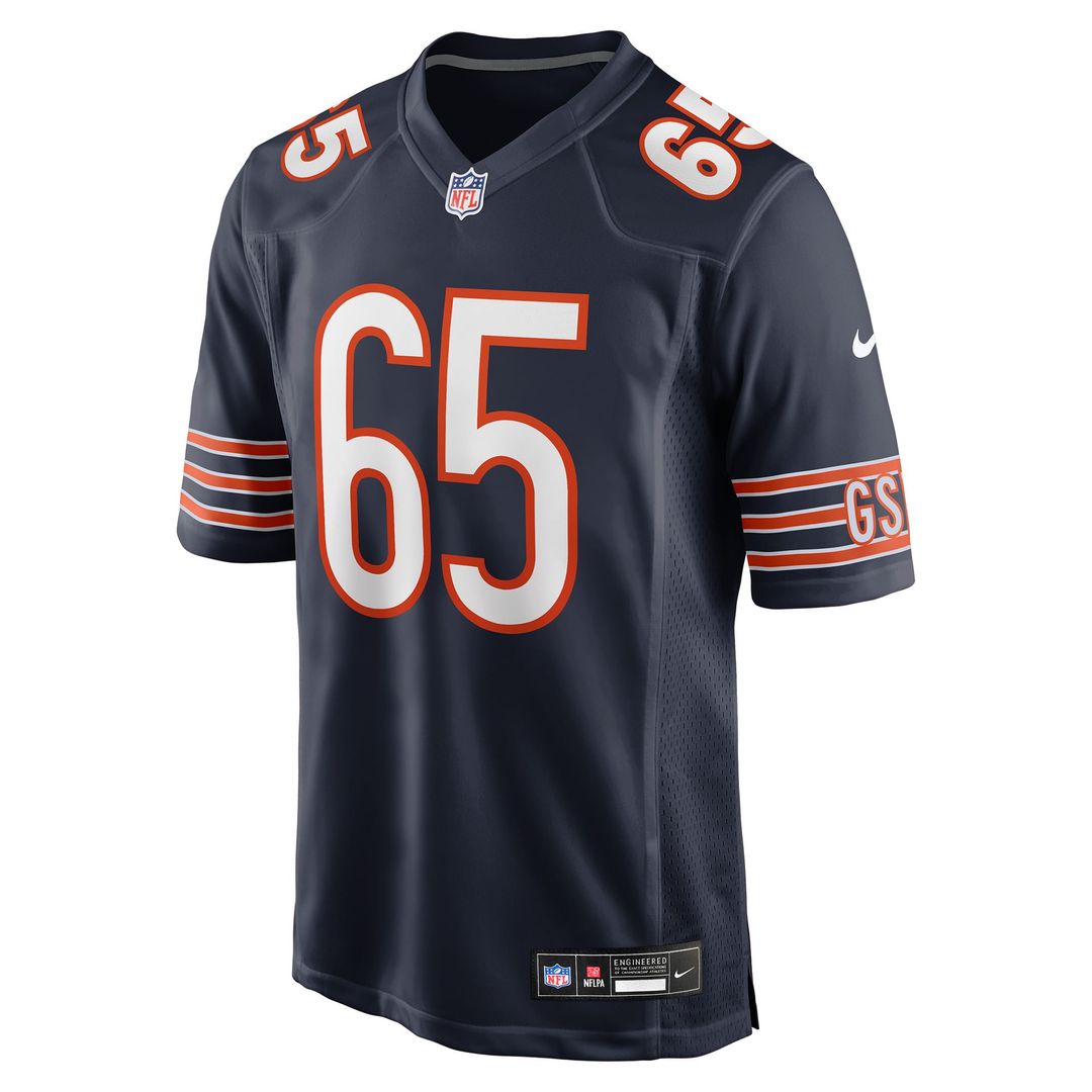 Chicago Bears Luke Newman Nike Navy Team Game Jersey