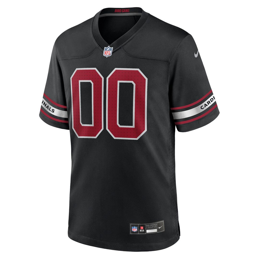 Arizona Cardinals Nike Black Alternate Custom Game Jersey
