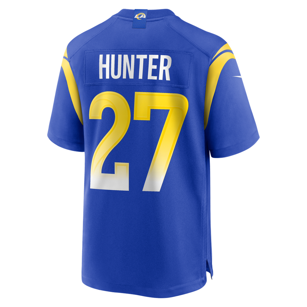 Los Angeles Rams Jarquez Hunter Nike Royal Team Game Jersey