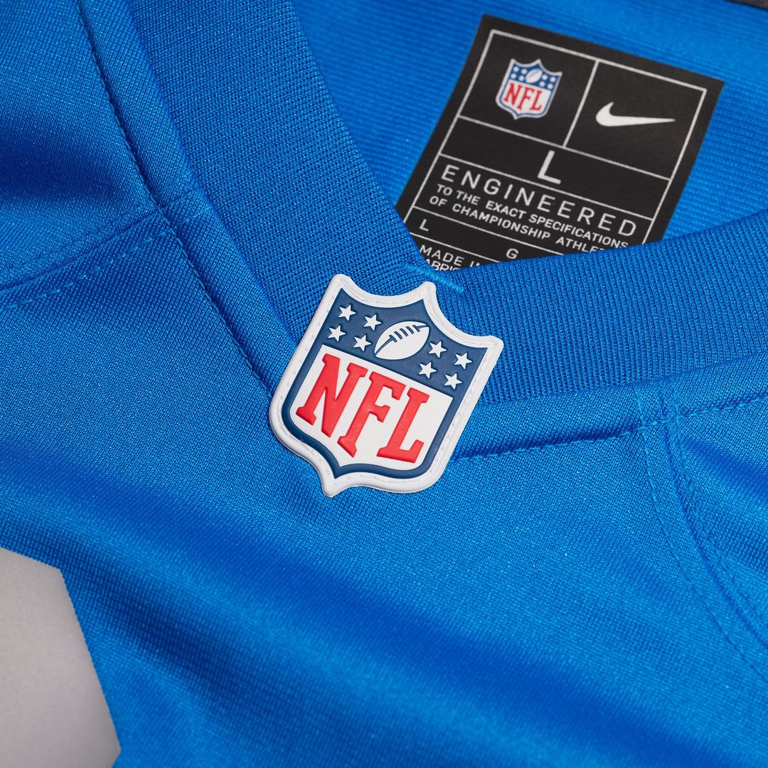 Detroit Lions Aidan Hutchinson Nike Blue Alternate Game Jersey