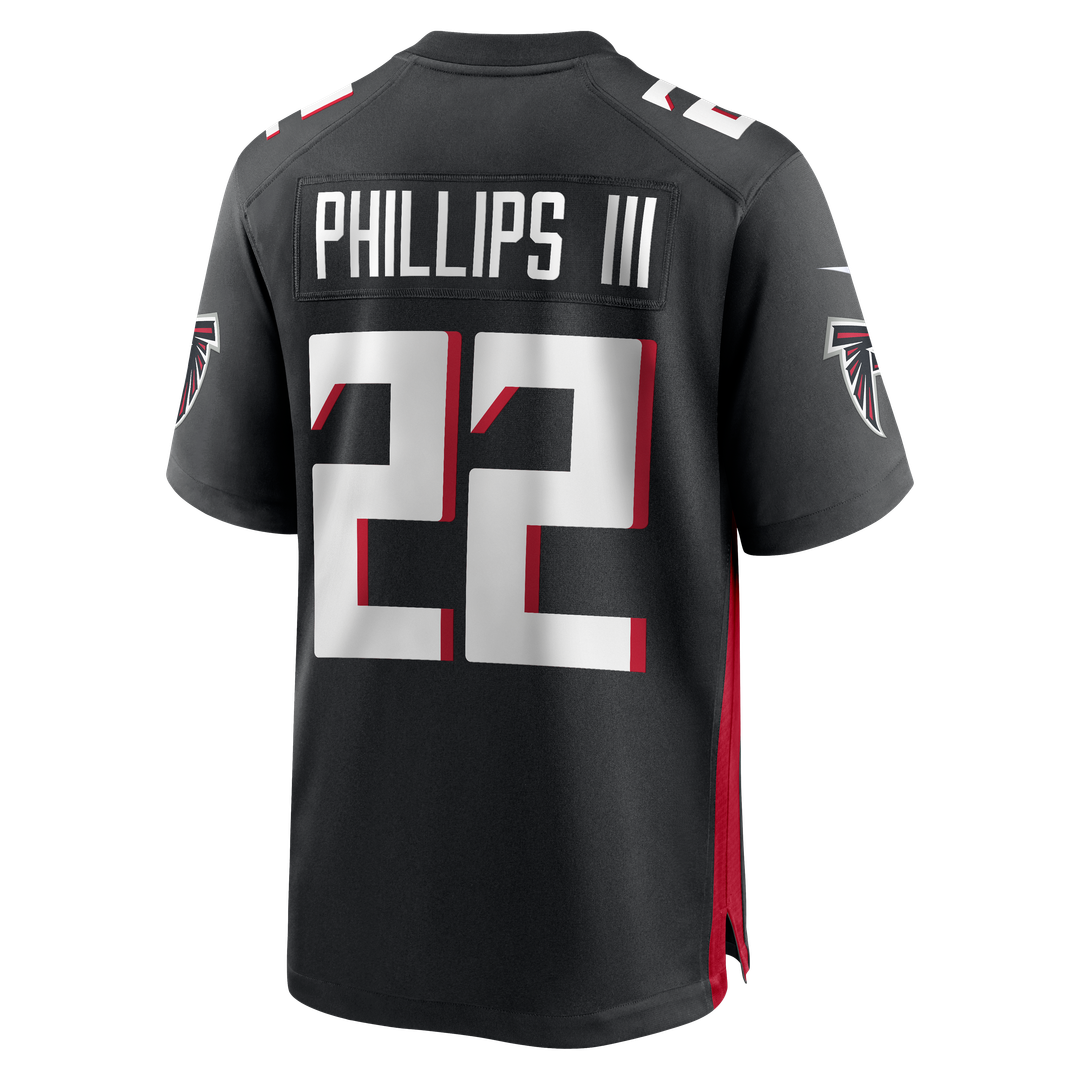 Atlanta Falcons Clark Phillips III Nike Black Team Game Jersey