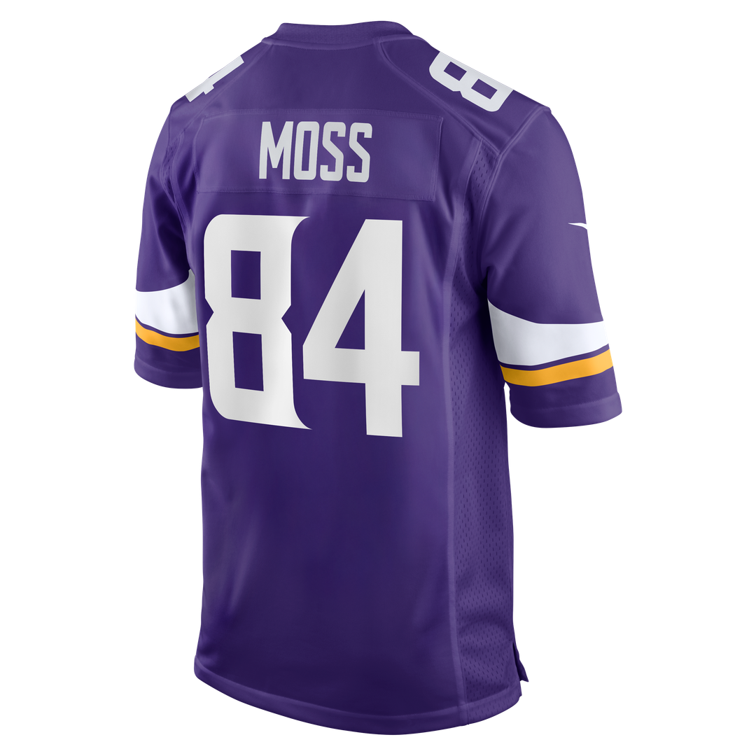 Minnesota Vikings Randy Moss Nike Purple Game Retired Player Jersey