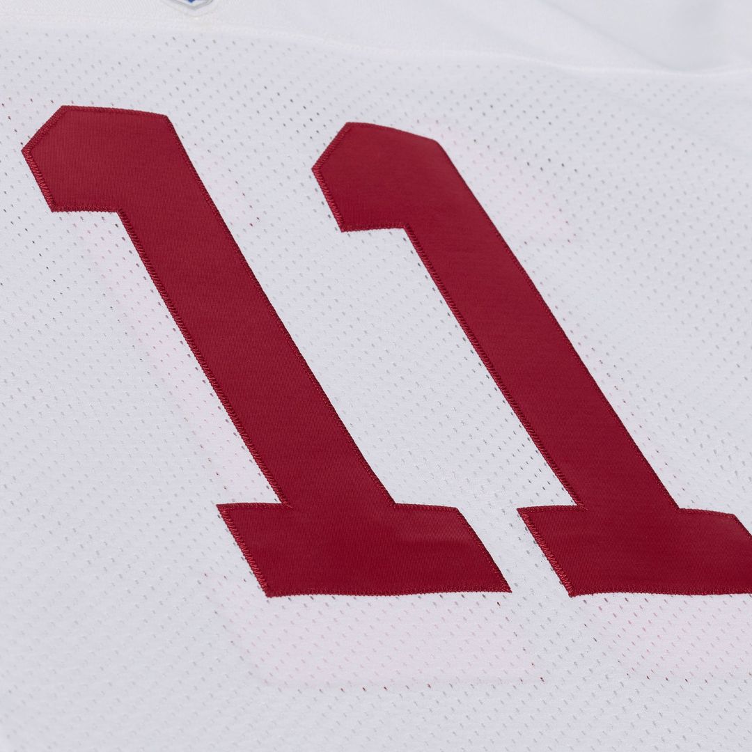 Arizona Cardinals Larry Fitzgerald Mitchell & Ness White Big & Tall 2004 Legacy Retired Player Jersey