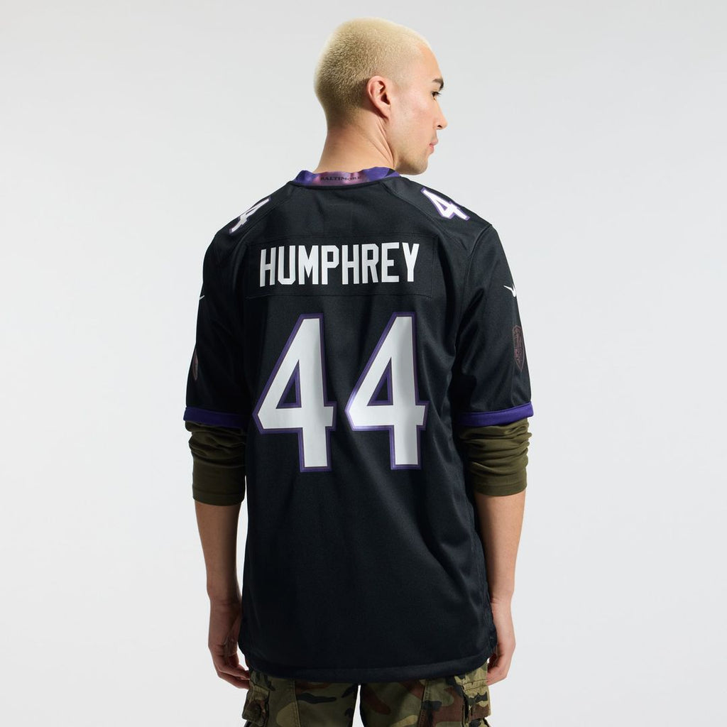 Baltimore Ravens Marlon Humphrey Nike Black Alternate Game Jersey