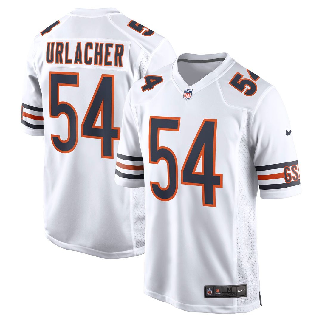 Chicago Bears Brian Urlacher Nike White Retired Player Game Jersey