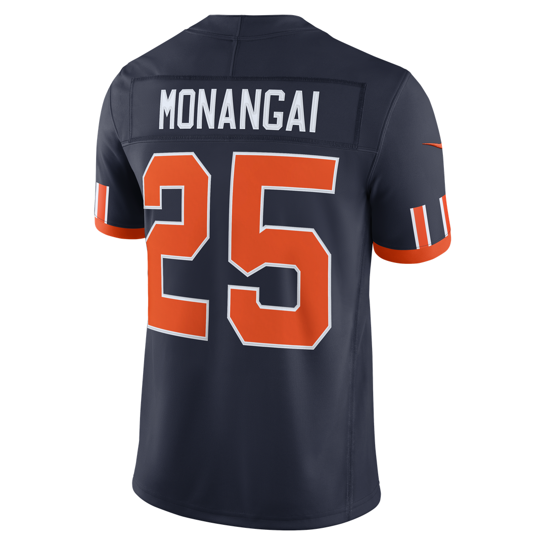 Chicago Bears Kyle Monangai Nike Navy 2026 Rivalries Collection Stitched Limited Jersey