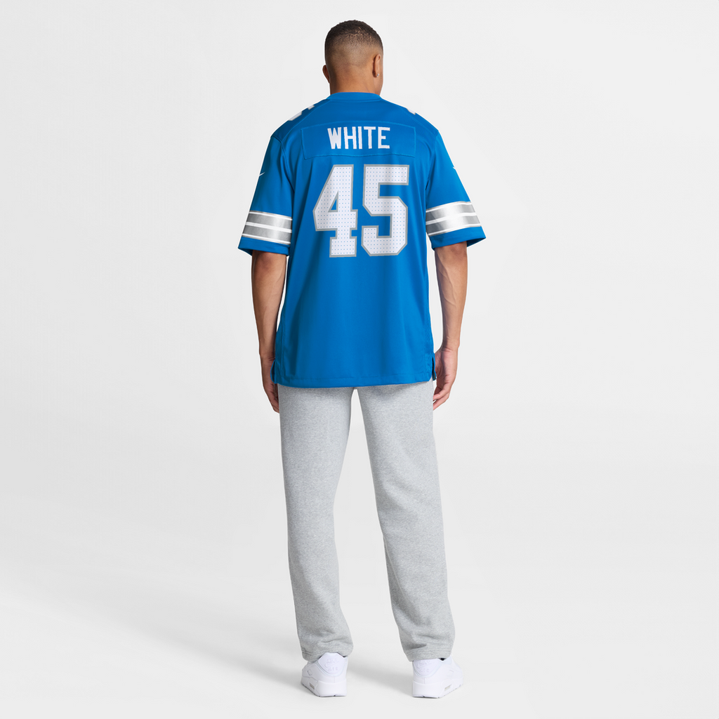 Detroit Lions Devin White Nike Blue Team Game Jersey