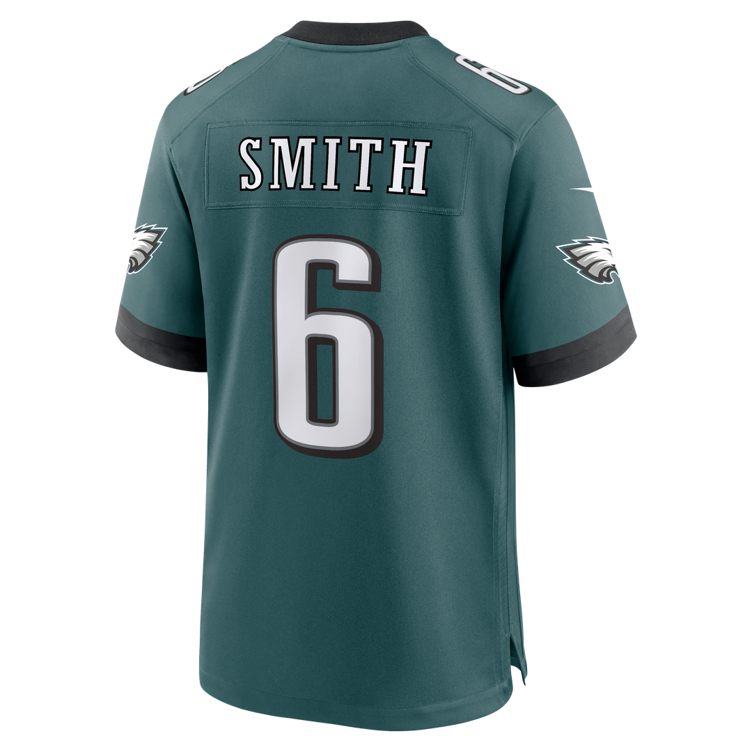 Philadelphia Eagles DeVonta Smith Nike Midnight Green Team Game Jersey