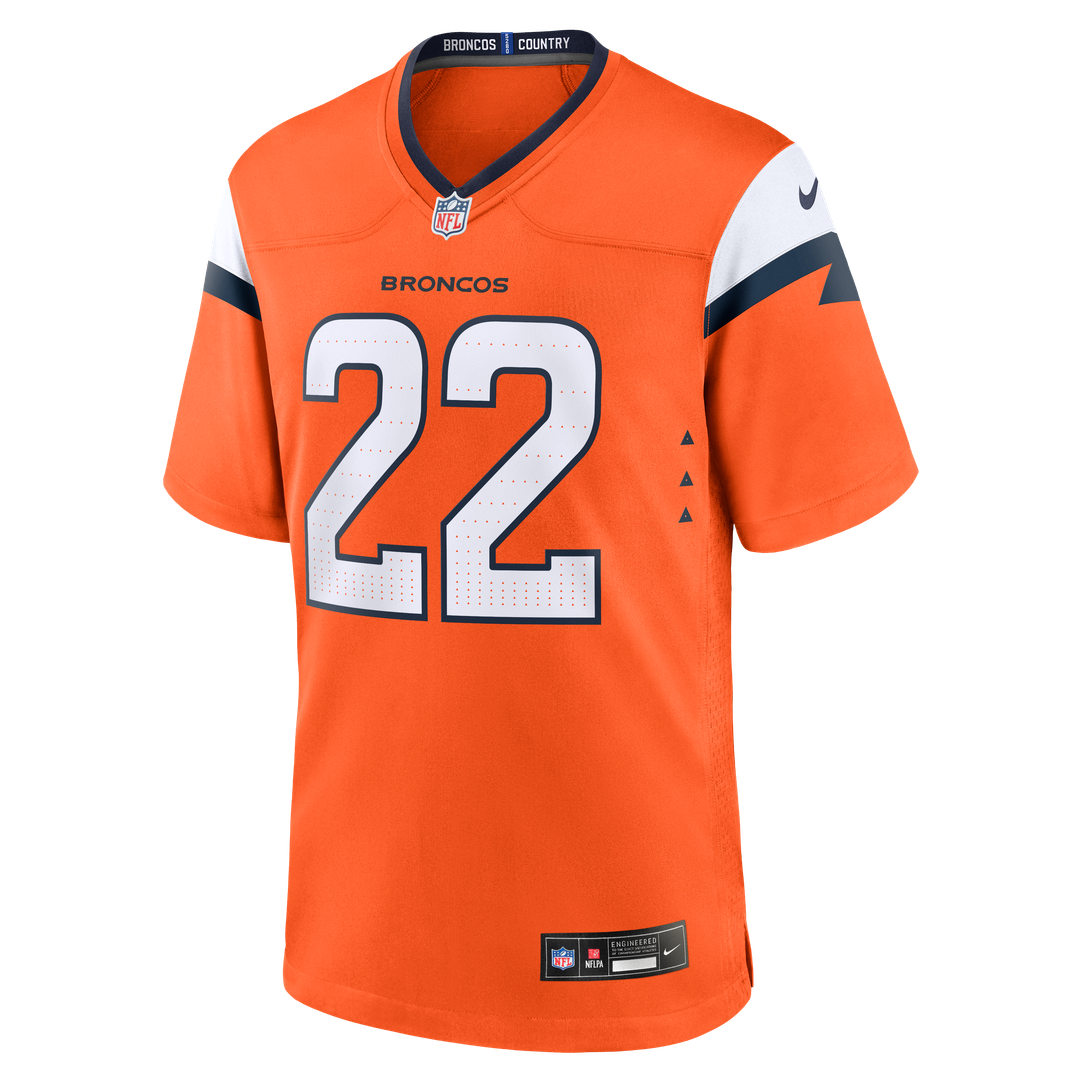 Denver Broncos Brandon Jones Nike Orange Team Game Jersey