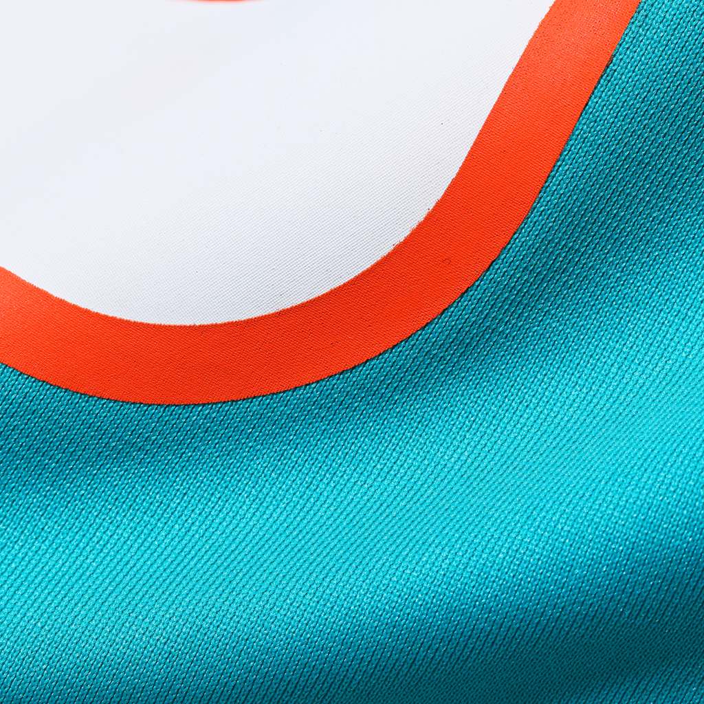 Miami Dolphins Nike Aqua Custom Game Jersey
