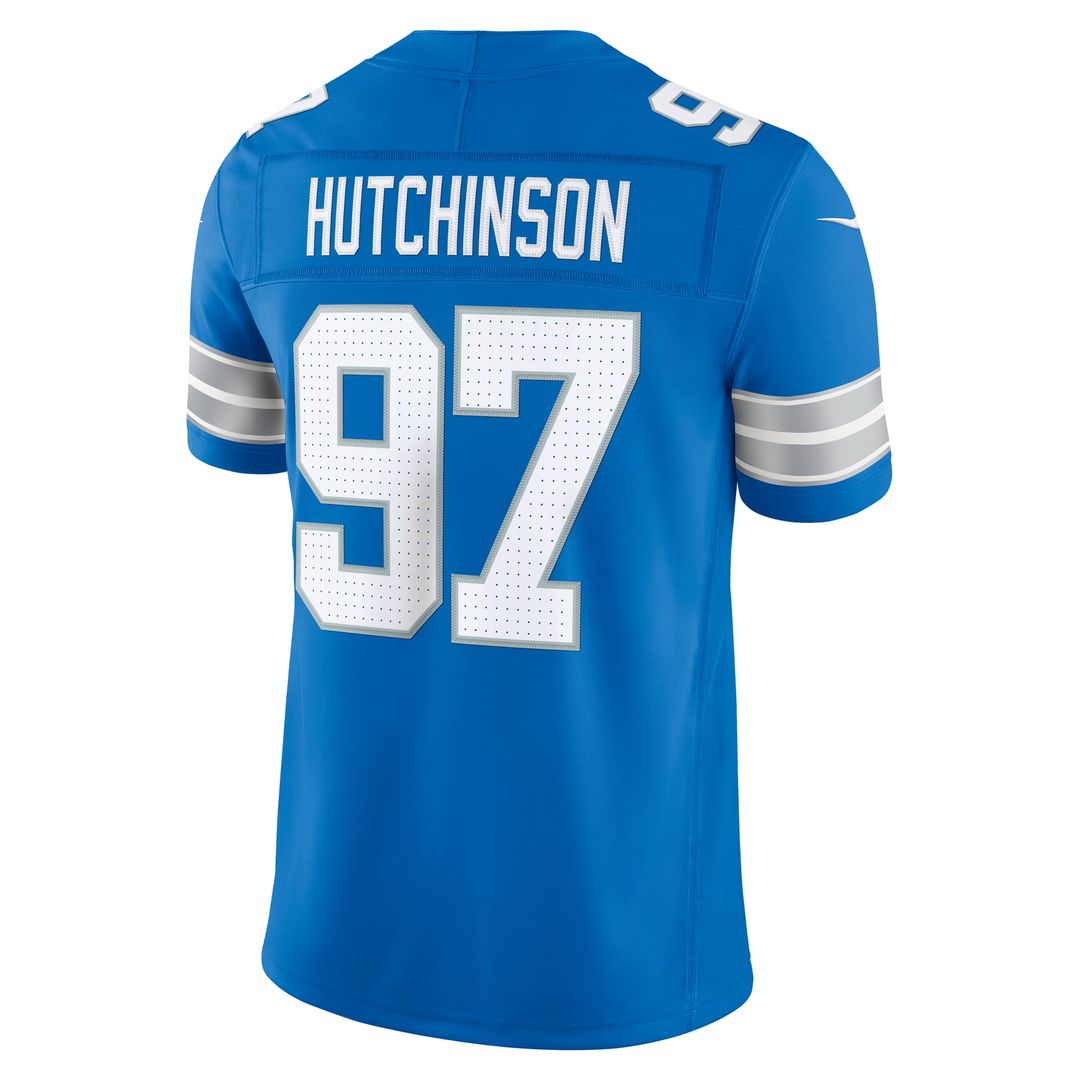 Detroit Lions Aidan Hutchinson Nike Black Alternate Vapor F.U.S.E. Stitched Limited Jersey