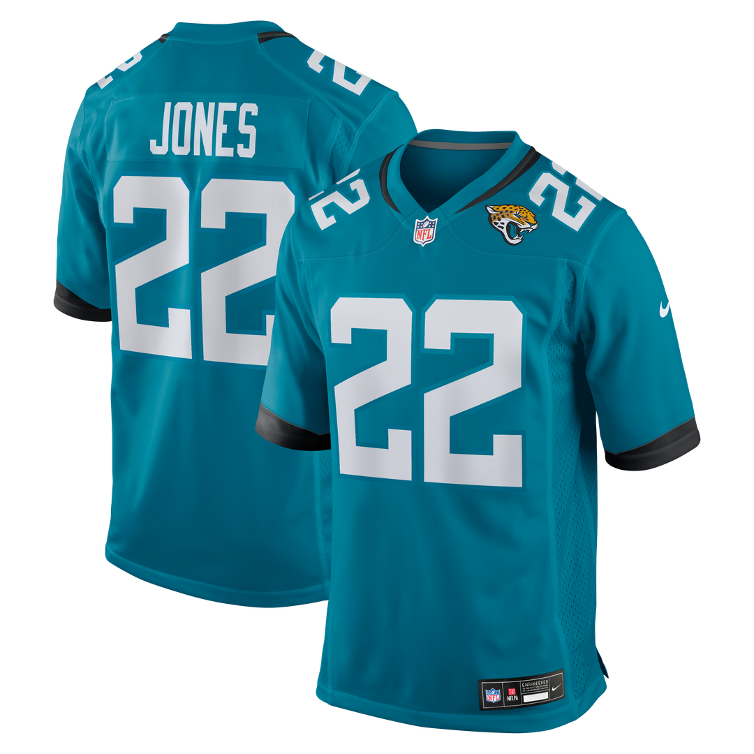Jacksonville Jaguars Jarrian Jones Nike Teal Team Game Jersey