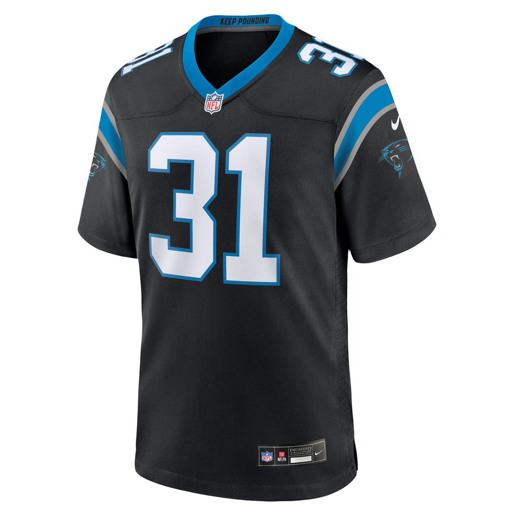 Carolina Panthers Corey Thornton Nike Black Team Game Jersey