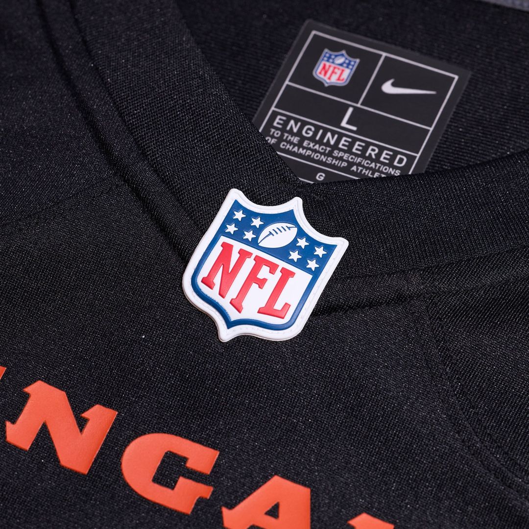 Cincinnati Bengals Tee Higgins Nike Black Game Player Jersey