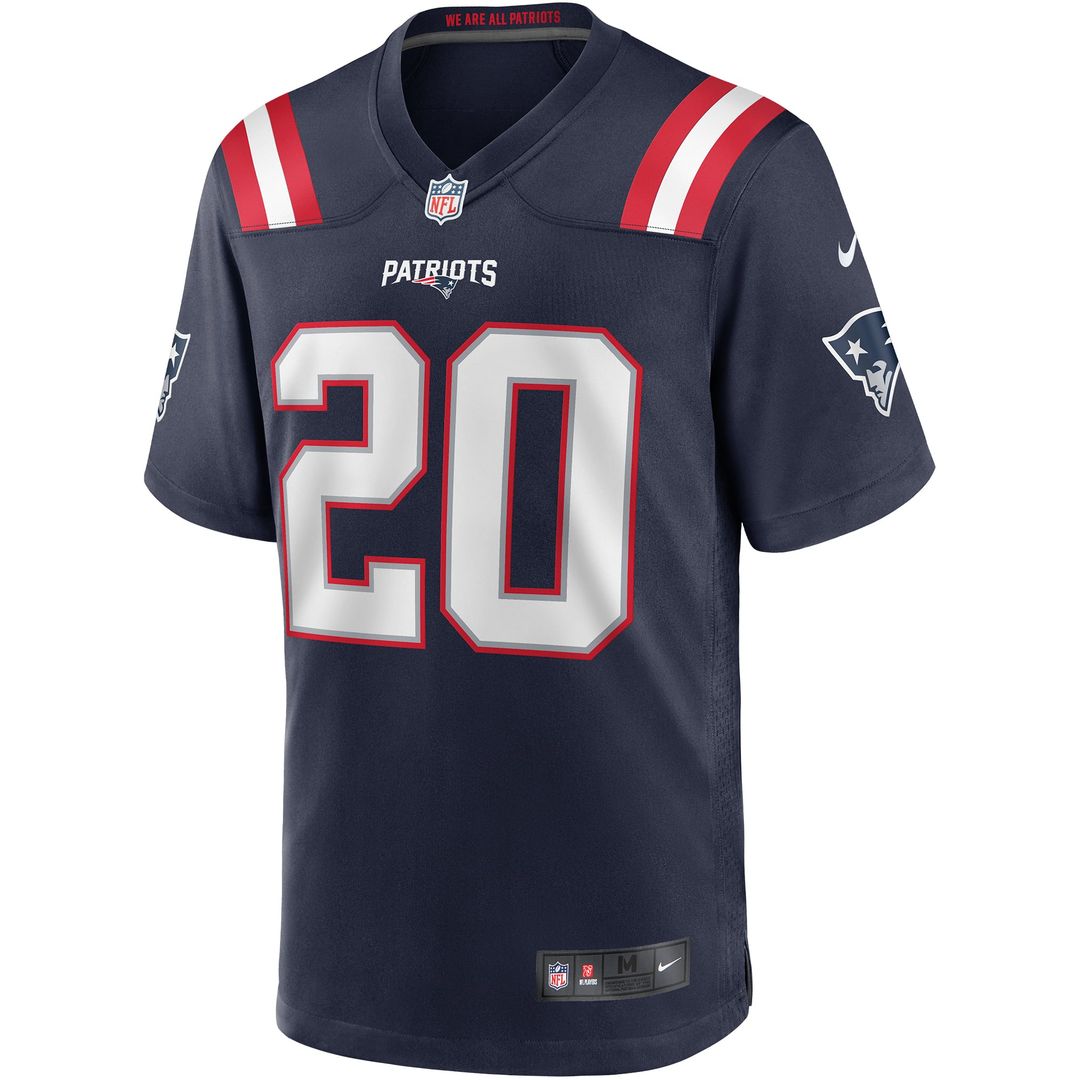 New England Patriots Gino Cappelletti Nike Navy Game Retired Player Jersey