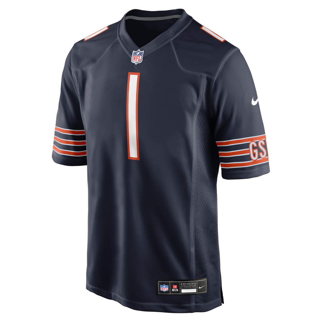 Chicago Bears Jaylon Johnson Nike Navy Game Jersey