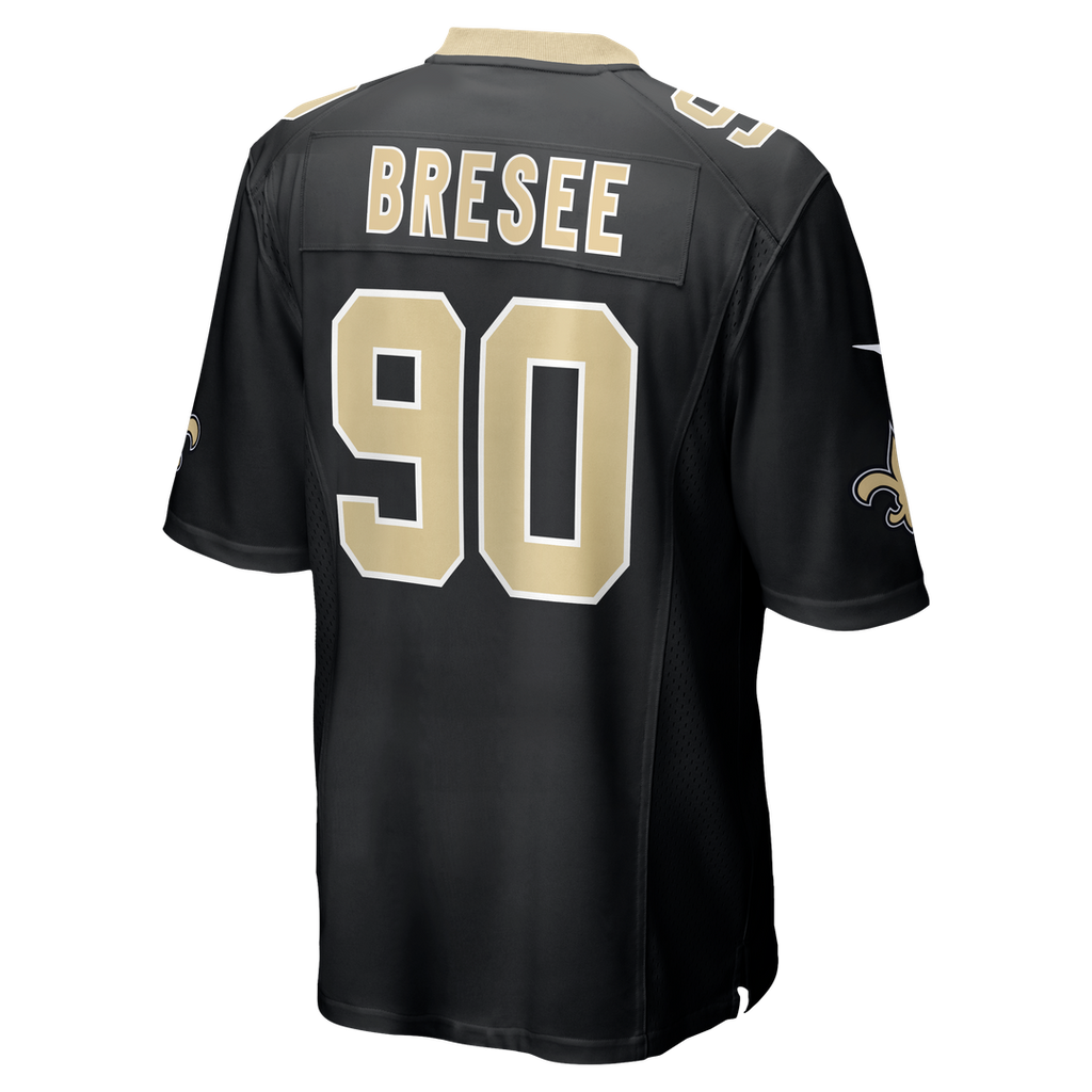 New Orleans Saints Bryan Bresee Nike Black Game Jersey