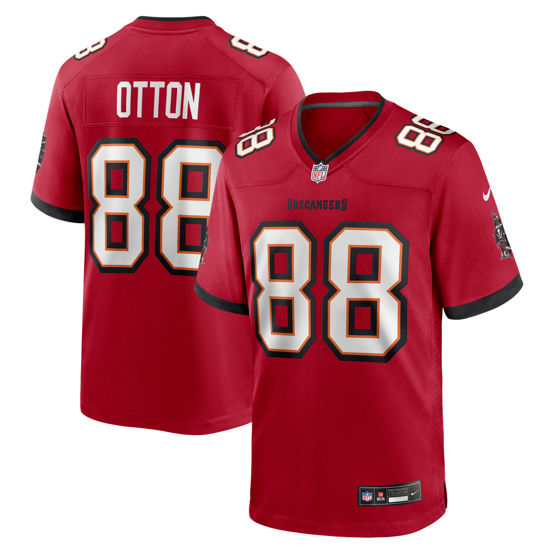 Tampa Bay Buccaneers Cade Otton Nike Red Game Player Jersey
