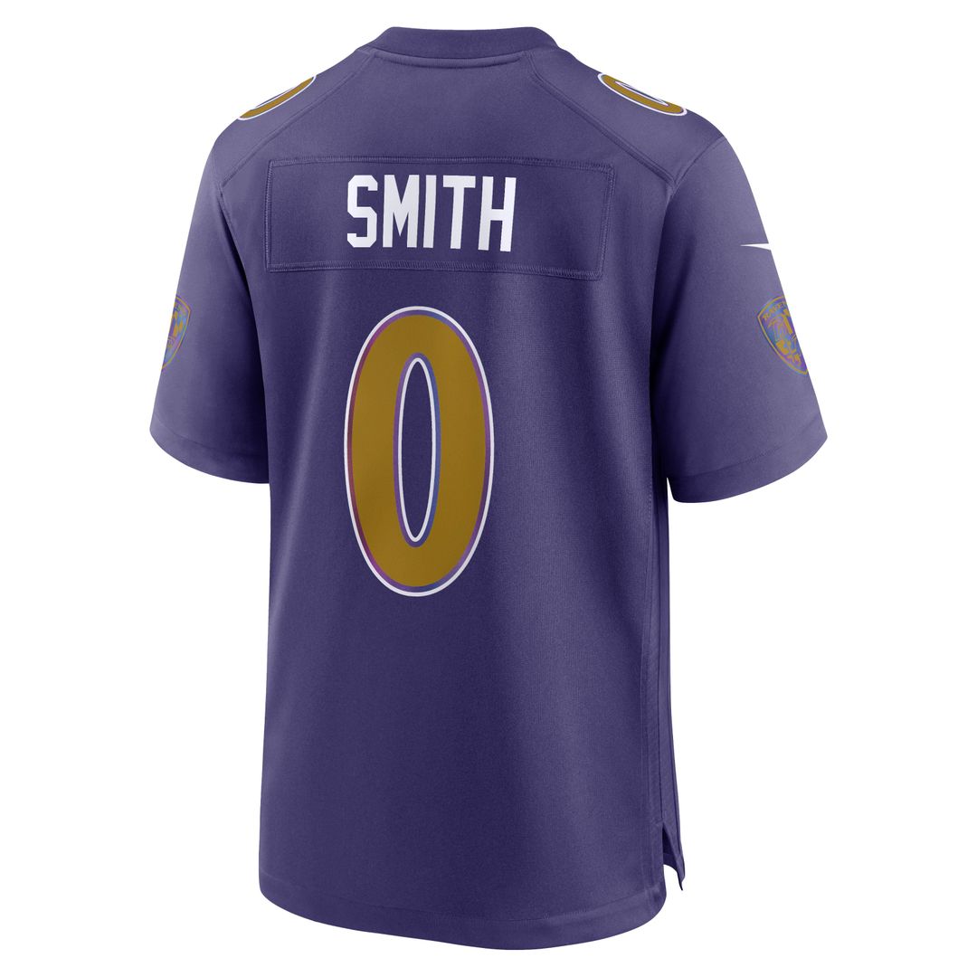 Baltimore Ravens Roquan Smith Nike Black Alternate Game Jersey
