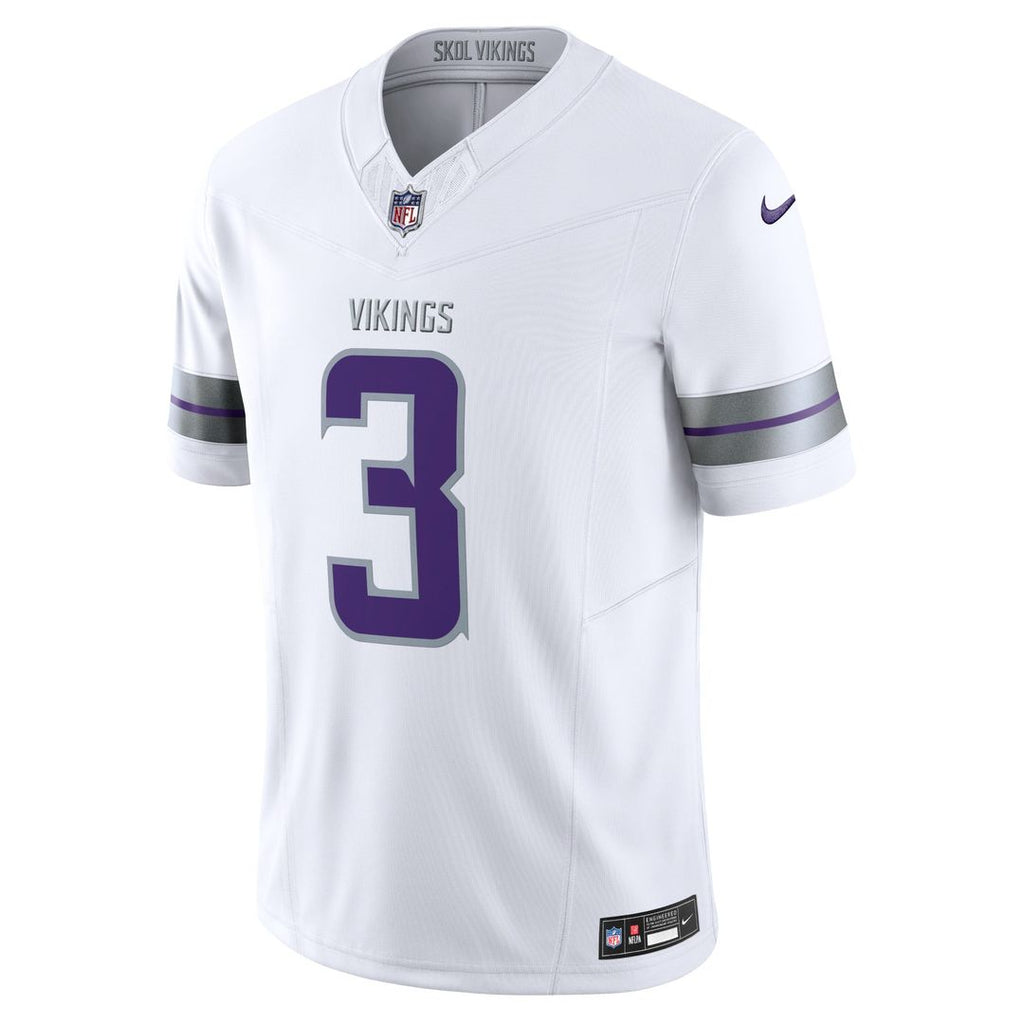 Minnesota Vikings Jordan Addison Nike White Alternate Vapor F.U.S.E. Limited Jersey
