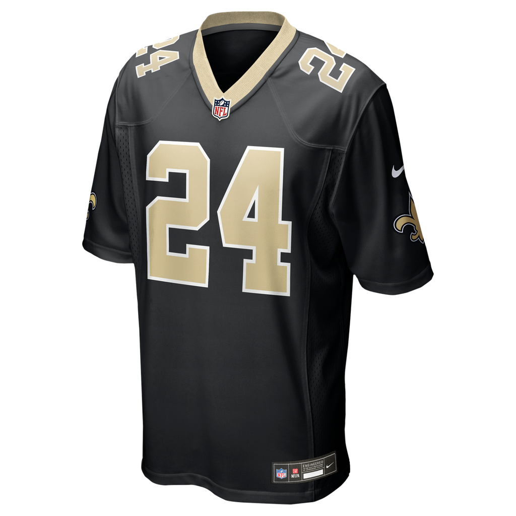 New Orleans Saints Devin Neal Nike Black Team Game Jersey