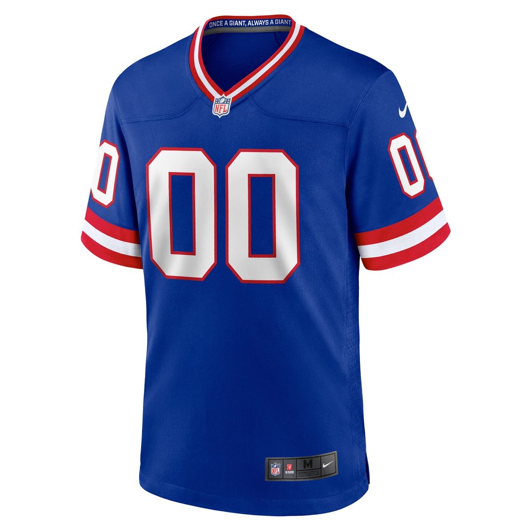 New York Giants Nike Royal Classic Custom Game Jersey
