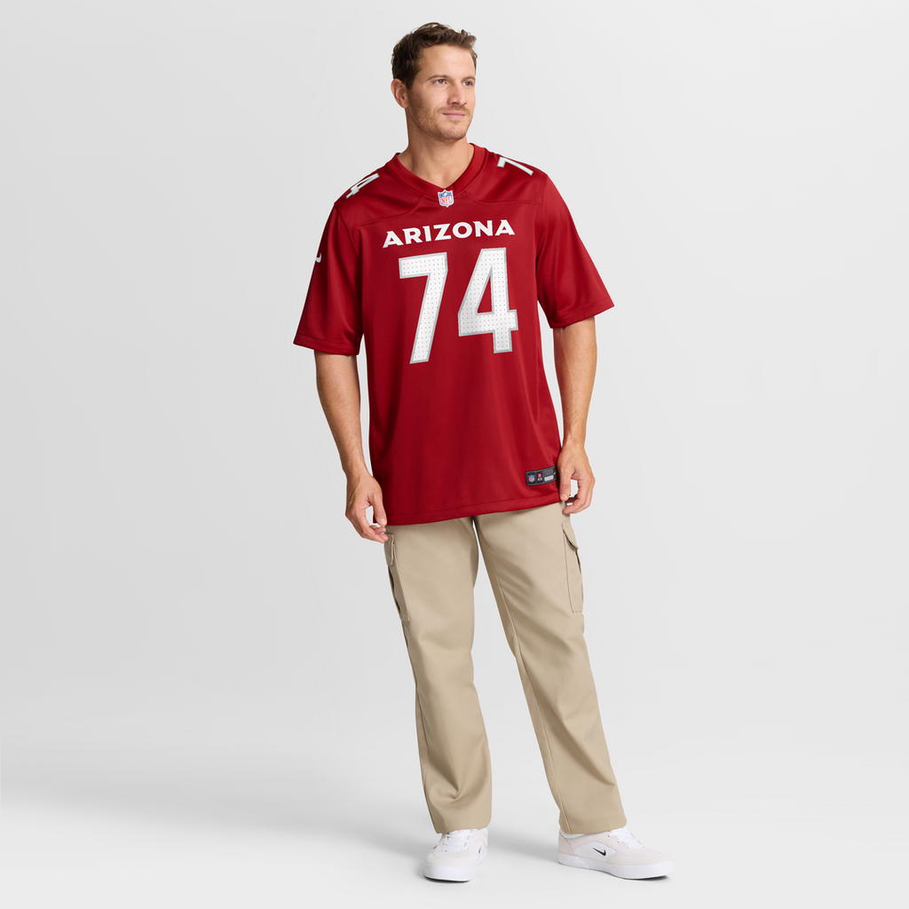 Arizona Cardinals Isaiah Adams Nike Cardinal Team Game Jersey