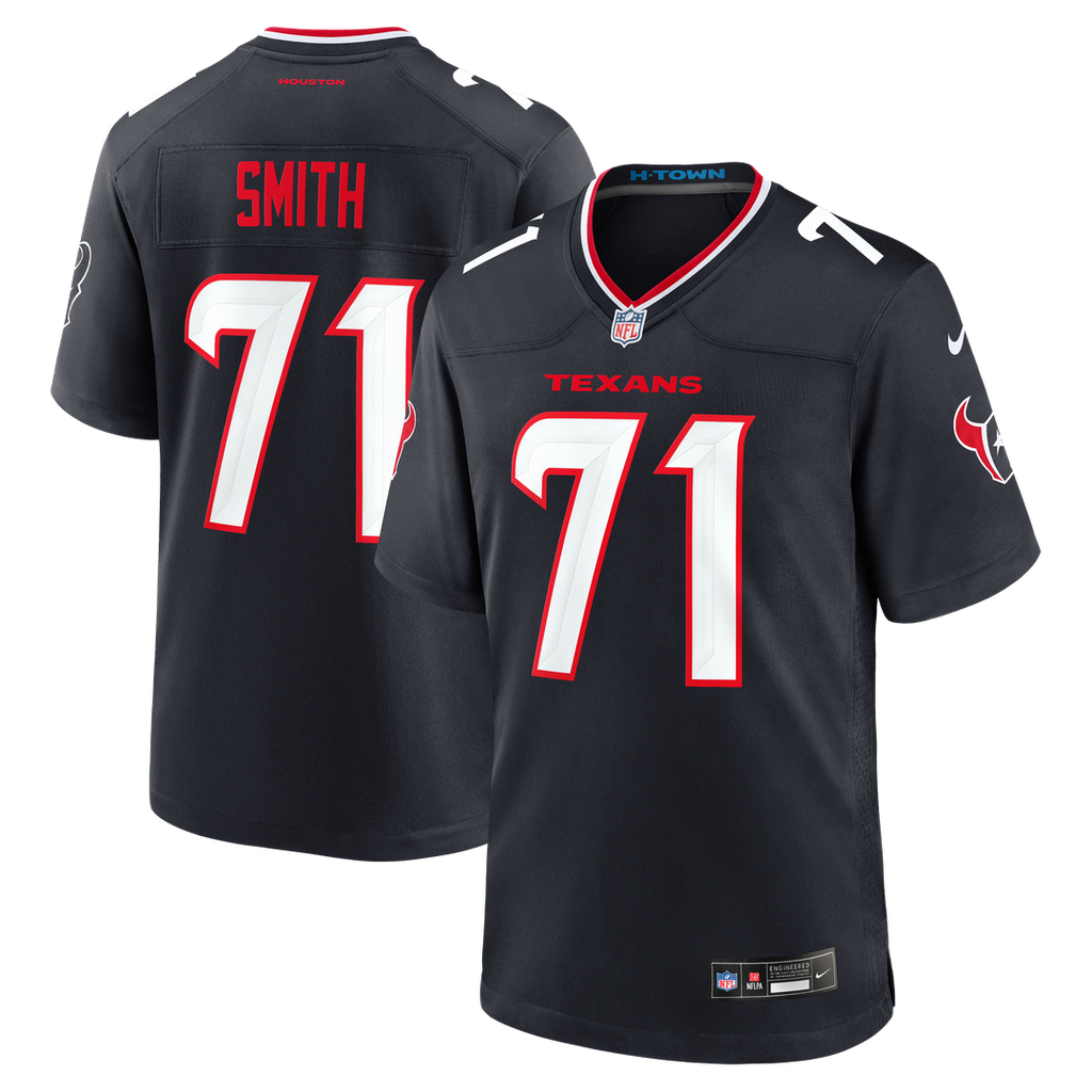 Houston Texans Braden Smith Nike Navy Team Game Jersey
