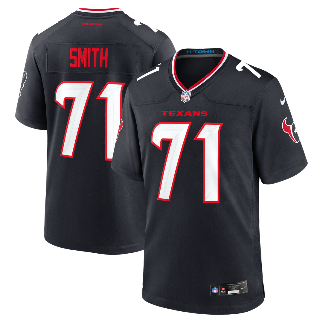 Houston Texans Braden Smith Nike Navy Team Game Jersey