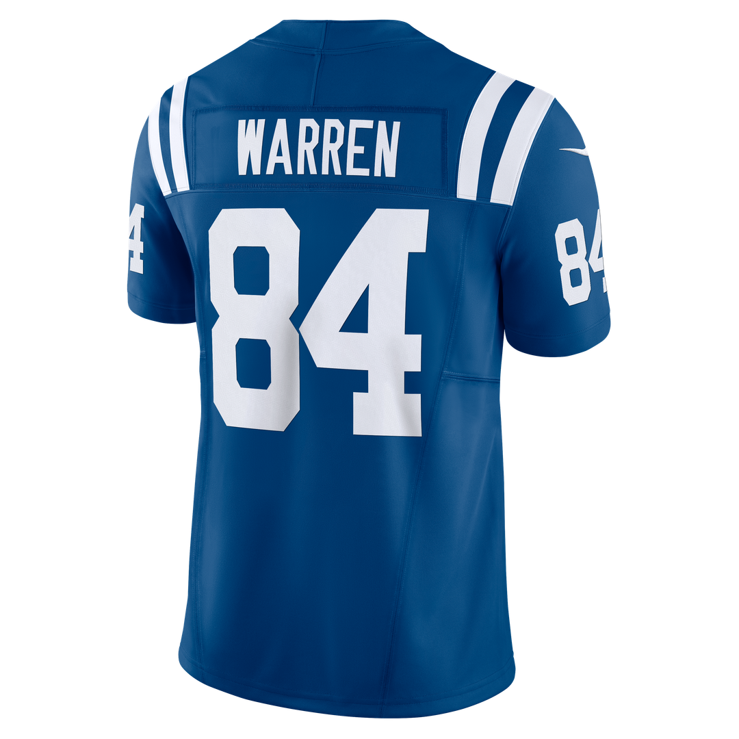 Indianapolis Colts Tyler Warren Nike Royal Team Vapor F.U.S.E. Limited Jersey