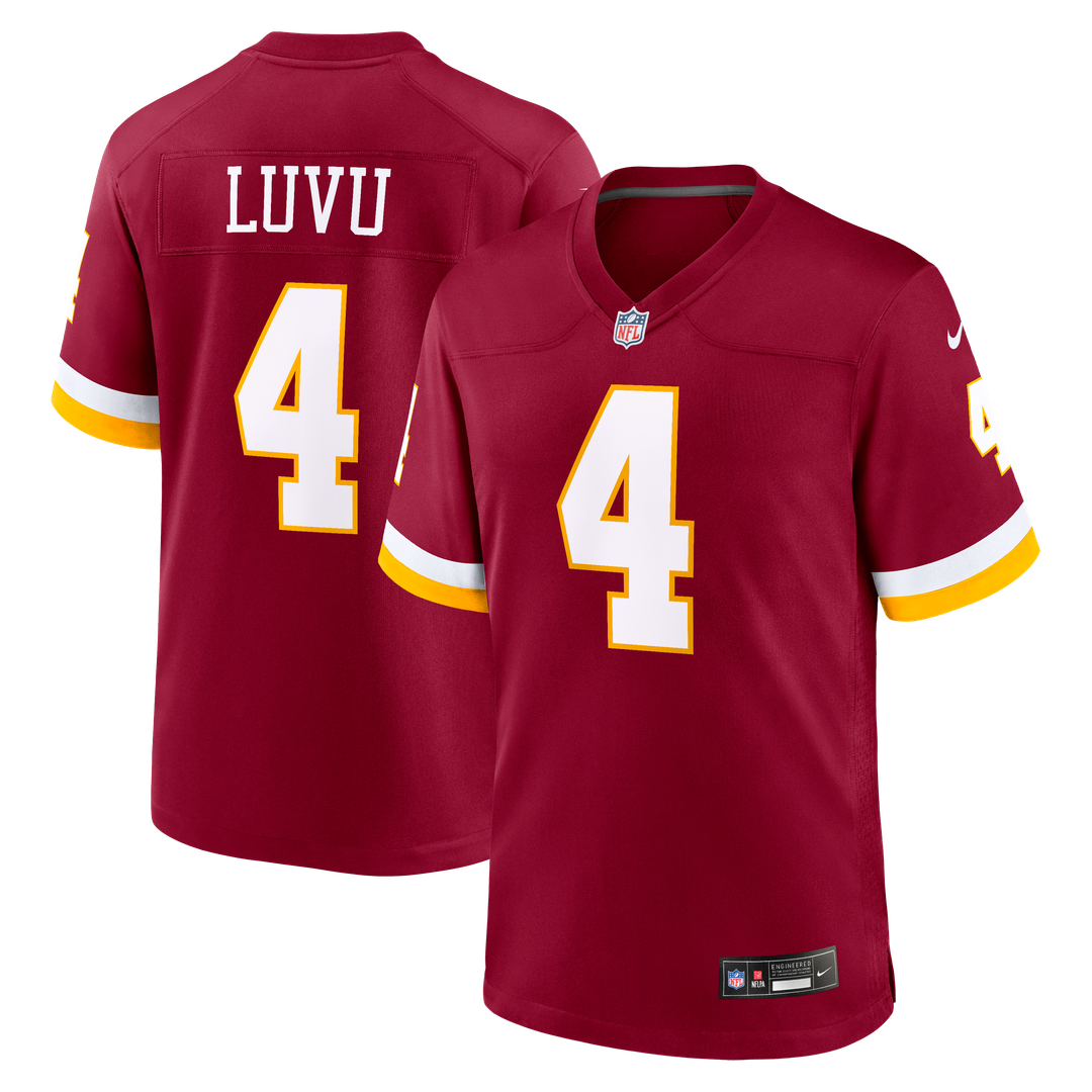 Washington Commanders Frankie Luvu Nike Black Hail Raiser Alternate Game Jersey